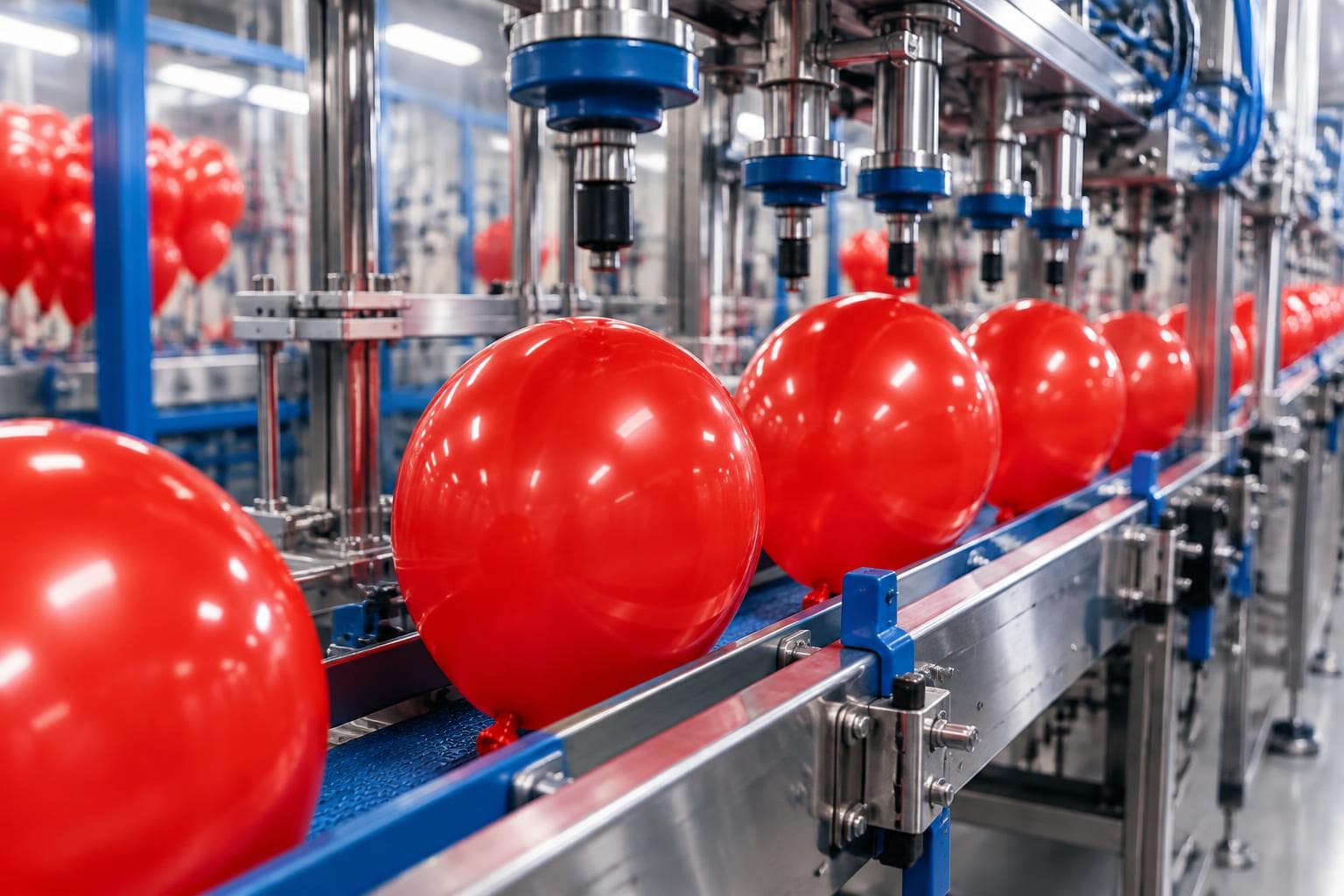 Balloon manufacturing line